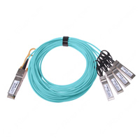 Brocade 40G-QSFP-4SFP-AOC-2001 Compatible 40G AOC QSFP+ to 4xSFP+ Active 20M (65.6ft) 850nm Active Optical Cables
